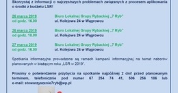 Ilustracja:  Spotkania informacyjne SLGR 7 Ryb