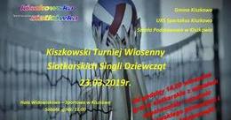 Ilustracja: Kiszkowski Turniej Wiosenny Siatkarskich Singli Dziewcząt