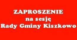 Ilustracja: Zaproszenie na VI sesję Rady Gminy