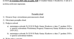 Ilustracja: Nadzwyczajna X Sesja Rady Gminy Kiszkowo