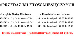Ilustracja: SPRZEDAŻ BILETÓW MIESIĘCZNYCH