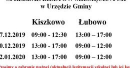 Ilustracja: Informacja o sprzedaży biletów