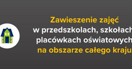 Ilustracja: Zawieszenie zajęć w szkołach