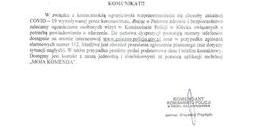 Ilustracja: Komunikat z Komisariatu Policji w Kłecku