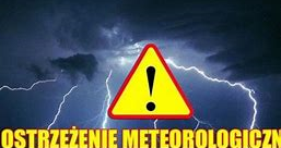 Ilustracja: OSTRZEŻENIE METEOROLOGICZNE - BURZE Z GRADEM