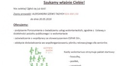 Ilustracja: Oferta współpracy - WOLONTARIUSZE -
