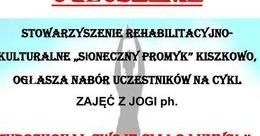 Ilustracja: Zapraszamy na zajęcia z jogi