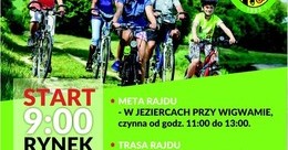 Ilustracja: Zaproszenie na rajd rowerowy