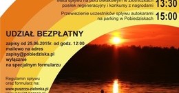 Ilustracja: ZAPROSZENIE NA SPŁYW KAJAKOWY