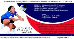 Ilustracja: RTS Kiszkowo 2017' - piłka siatkowa - eliminacje