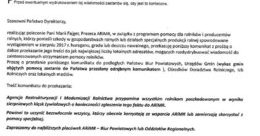 Ilustracja: Informacja  - program pomocy dla rolników