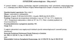 Ilustracja: Ostrzeżenie meteorologiczne - silny mróz 1