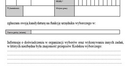 Ilustracja: Informacja o liczbie urzędników wyborczych w poszczególnych gminach na obszarze właściwości delegatury Krajowego Biura Wyborczego w Koninie oraz o zasadach dokonywania zgłoszeń kandydatów na funkcję urzędnika wyborczego