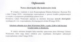 Ilustracja: Ogłoszenie - nowe obowiązki dla hodowców świń