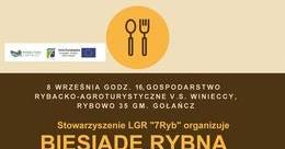 Ilustracja: Zaproszenie na biesiade rybną