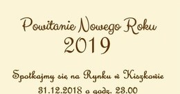 Ilustracja: Powitanie Nowego Roku w Kiszkowie